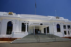 Old Parliament House, Canberra front entrance
