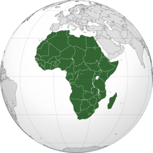 Africa (orthographic projection)
