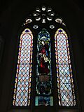 Stained glass of Ruth, Evans Memorial Chapel