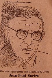 Jean Paul Sartre by Gray