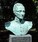 General Daniel Florence O'Leary 1801-1854, bust