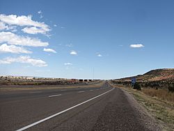 Interstate 40 in eastern New Mexico