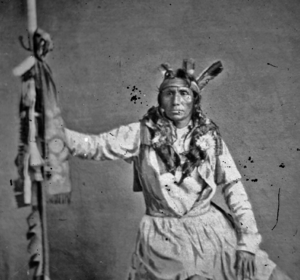 Chief Little Crow Taoyateduta in DC 1858