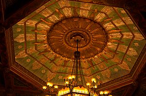 Warnors Theatre - Pantages Movie Palace Cieling - 2014-10-16