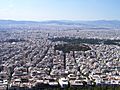 Athènes. Vue depuis le Mont Lycabette