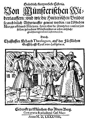 Christoph Erhard - Von Münsterischen Widertauffern 1589 F