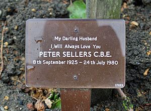 Peter Sellers ashes, Golders Green Crematorium - geograph.org.uk - 825499