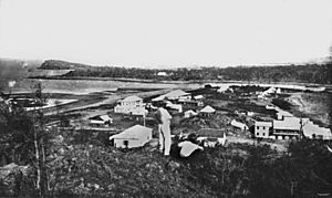 StateLibQld 1 137127 Panoramic view of Townsville and surrounds, ca. 1870