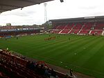 The Kingswood stand at the County Ground, Swindon Town F.C.'s stadium