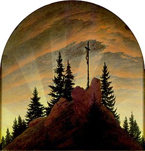 Caspar David Friedrich - Das Kreuz im Gebirge