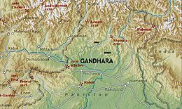 Gandhara map