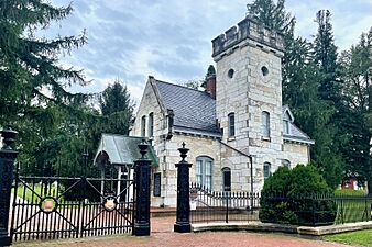 Entrance Gates and Lodge House, Antietam National Cemetery, Sharpsburg, MD