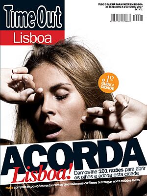 Launch cover for Time Out Lisbon Magazine