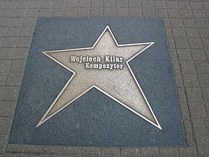 Wojciech Kilar gwiazda Lodz