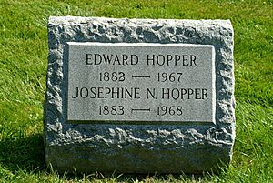 Grabstein Edward Hopper