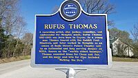 Rufus Thomas - Mississippi Blues Trail Marker.jpg