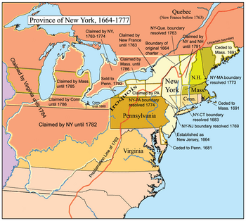 Map of the Province of New York