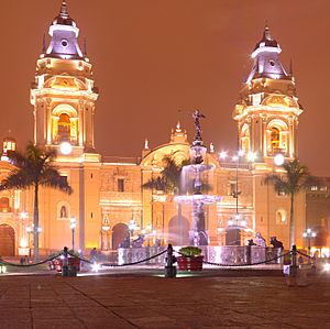 Cathédrale de Lima - Septembre 2007