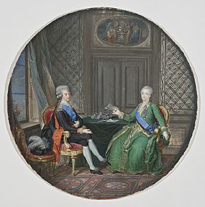 Catherine II and Gustav III
