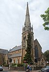 Spire Church Farnham (formerly Farnham United Reformed Church), South Street, Farnham (NHLE Code 1116553) (May 2021) (5).JPG