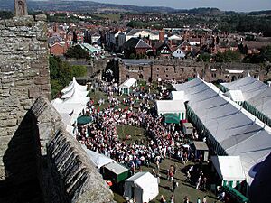 Ludlow from the castle Great Tower - geograph.org.uk - 89050