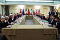 Negotiations about Iranian Nuclear Program - Foreign Ministers and other Officials of P5+1 Iran and EU in Lausanne