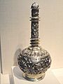Rosewater bottle, Iran, 12th century, silver with gold and niello - Freer Gallery of Art - DSC05289