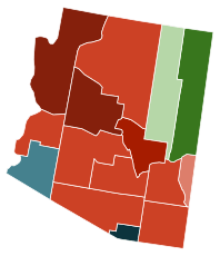 Arizona counties by race