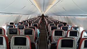 Economy Class Cabin, Batik Air Boeing 737-900ER (04052020)