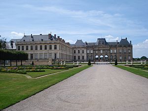 Château de Lunéville depuis les bosquets