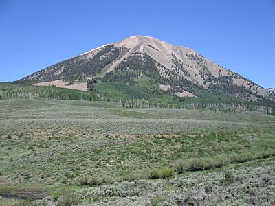 Carbon Peak, Gunnison County, Colorado, USA
