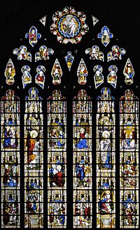 Kingston, All Saints church, south transept window.jpg