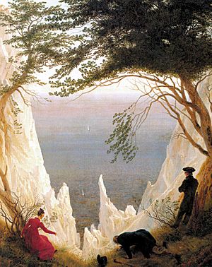 Caspar David Friedrich's Chalk Cliffs on Rügen