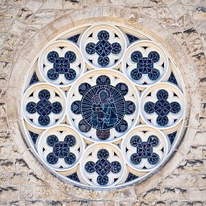 Rose window of Basilica of Our Lady Immaculate, Guelph
