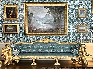 Settee in the Drawing Room at Kedleston Hall