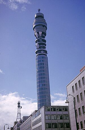 Telecom Tower, London taken 1966 - geograph.org.uk - 807317