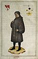 Portrait of Chaucer - Portrait and Life of Chaucer (16th C), f.1 - BL Add MS 5141