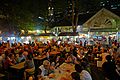 Satay stalls along Boon Tat Street next to Telok Ayer Market, Singapore - 20120629-02