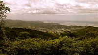 Panoramic view of the city with the Margarita Island in the Background