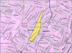 Census Bureau map of Glen Ridge, New Jersey
