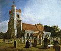 Ewell Church, by William Holman Hunt