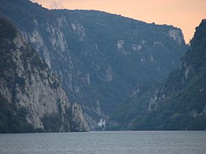 Evening at Danube gorge