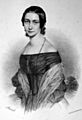 Andreas Staub - Clara Wieck (Lithographie 1839, cropped)