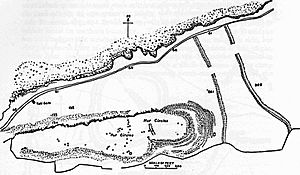 Worlebury Camp Somerset Map