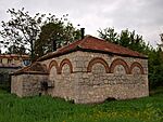 A small building in stone
