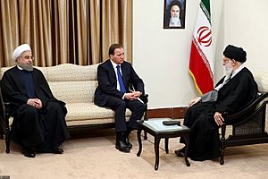 Swedish PM Stefan Löfven meeting Iranian Supreme Leader Ali Khamenei 05