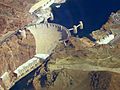 Hoover dam from air