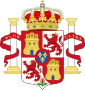 Colonial coat of arms of the Kings of Spain. of Santo Domingo