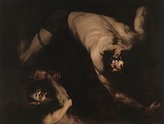 Ixion by Jusepe de Ribera (1632), 220 x 301 cm., Museo del Prado