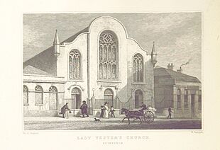 MA(1829) p.198 - Lady Yester's Church, Edinburgh - Thomas Hosmer Shepherd
